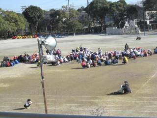 一時避難の様子