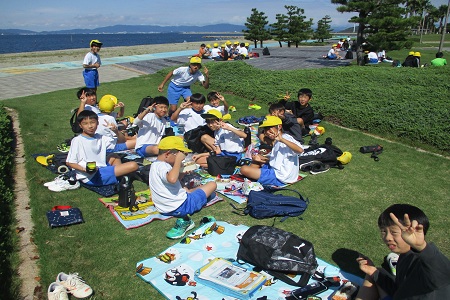昼休憩（白谷海浜公園）